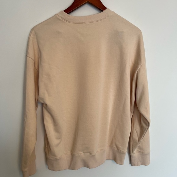 Tristan Embossed Sweatshirt in Cream size medium - Picture 5 of 5